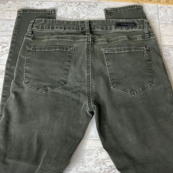 Articles Of Society Forest Green Skinny Jeans Size 27 - Picture 6 of 9